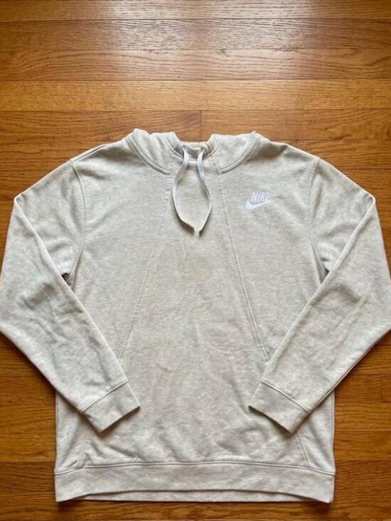 Nike Tops - Nike Sportswear Pullover Hoodie Cream Size M #278